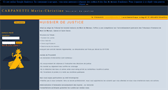 Desktop Screenshot of carpanettihuissier.com